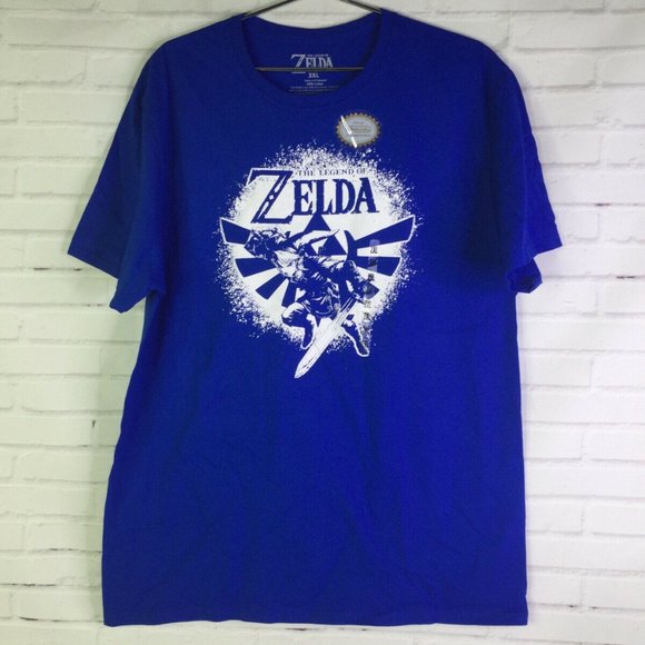 Nintendo The Legend Of Zelda Logo Tee T-Shirt 2XL - Picture 1 of 6